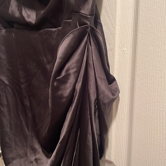 Black silk dress - Picture 2 of 5